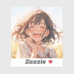 田舎娘アイコン/Country Girl icon Seal   東京娘 GenerartiveAI シール