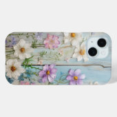 田舎家風の野生花 コテージ フラワー Case-Mate iPhoneケース (裏面 (横))