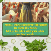 田舎居心地の良いキッチンタオル キッチンタオル (折り畳み)