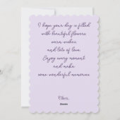 田舎庭カラフルの開花のパンジー シーズンカード (裏面)