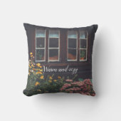 田舎庭付きカントリーコテージ クッション (正面)