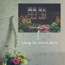 田舎庭付きカントリーコテージ ポスター