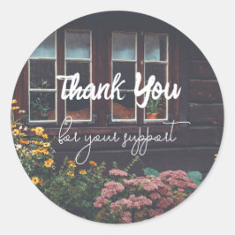 田舎庭付きカントリーコテージ ラウンドシール