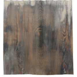 田舎擦り切れた，木，茶色，壁，ヴィンテージ，国，チック，s シャワーカーテン