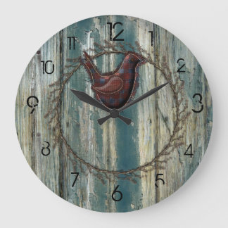 田舎時計 ラージ壁時計