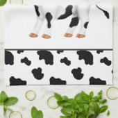 田舎牛のおもしろいキッチンタオル キッチンタオル (折り畳み)