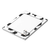 田舎牛のおもしろい漫画のメモ帳 ノートパッド (回転)