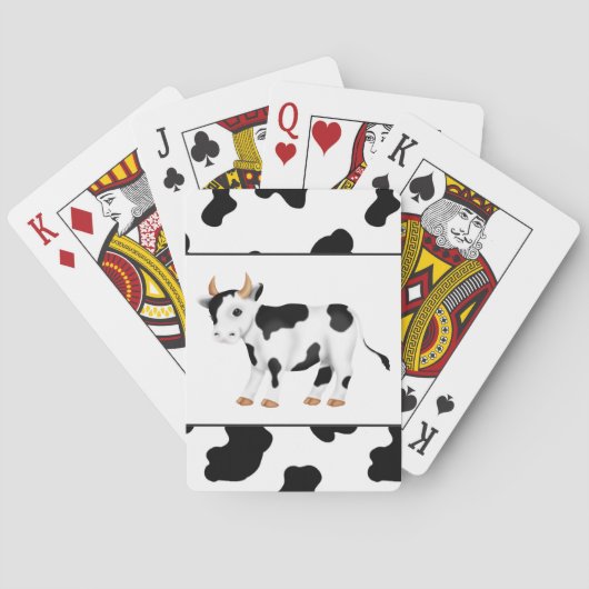 田舎牛のおもしろい遊のカード トランプ (裏面)