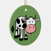 田舎牛のオーナメント セラミックオーナメント (右)