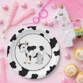 田舎牛のパーティー紙プレート ペーパープレート (パーティー)