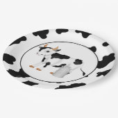 田舎牛のパーティー紙プレート ペーパープレート (アングル)