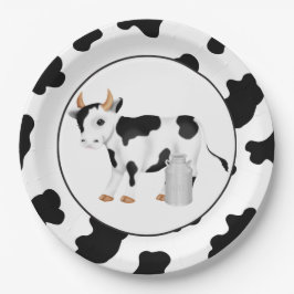 田舎牛のパーティー紙プレート ペーパープレート