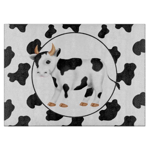 田舎牛の漫画のカッティングボード カッティングボード (正面)