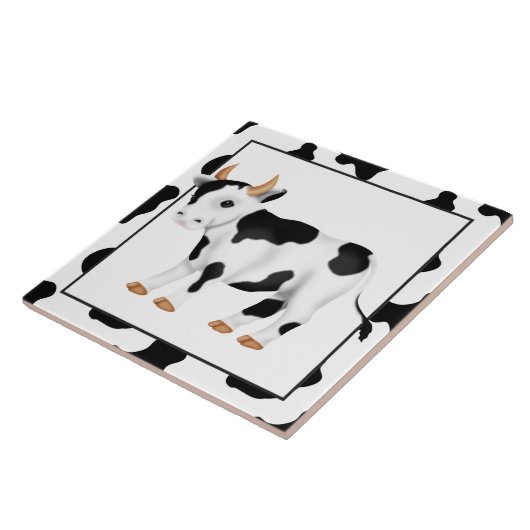 田舎牛の漫画のキッチンタイル タイル (側面)