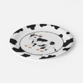 田舎牛パーティー紙プレート ペーパープレート (アングル)