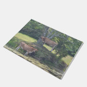 田舎牛 ドアマット (アングル)