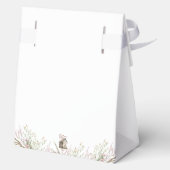 田舎物干し用の赤ちゃんシャワーの少し フェイバーボックス (裏面)