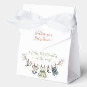 田舎物干し用の赤ちゃんシャワーの少し フェイバーボックス (正面)