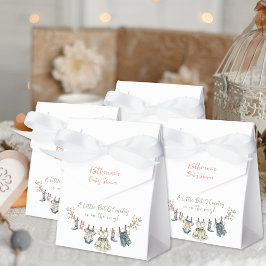 田舎物干し用の赤ちゃんシャワーの少し フェイバーボックス