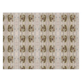 田舎田舎フランスのの童話の森のキノコ テーブルクロス (正面(横))