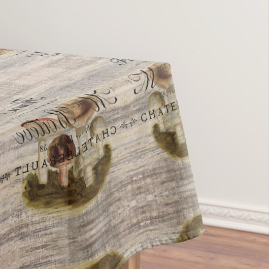 田舎田舎フランスのの童話の森のキノコ テーブルクロス (インサイチュ)