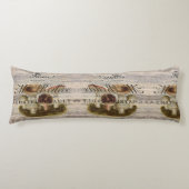 田舎田舎フランスのの童話の森のキノコ ボディピロー (正面)