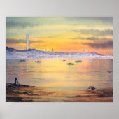 田舎町の印象 ポスター (正面)