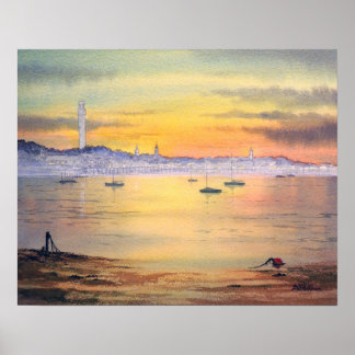 田舎町の印象 ポスター