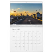 田舎町 カレンダー (3月 2026)