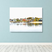 田舎町 キャンバスプリント (インサイチュ (ウッドフロア))