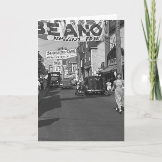 田舎町、ミサ。:1937 カード (正面)