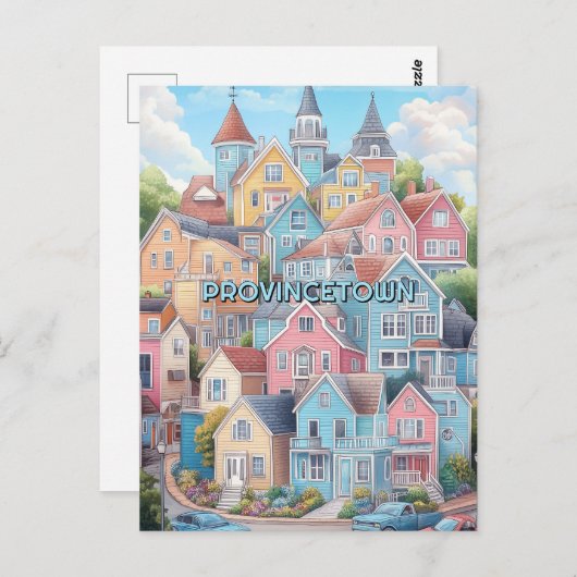 田舎町MA ポストカード (正面/裏面)