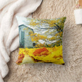 田舎納屋 クッション (ブランケット)