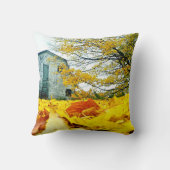 田舎納屋 クッション (裏面)