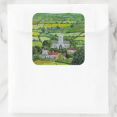 田舎結婚式 スクエアシール (バッグ)