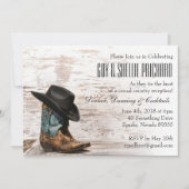 田舎結婚式 招待状 (正面)