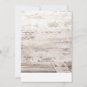 田舎結婚式 招待状 (裏面)