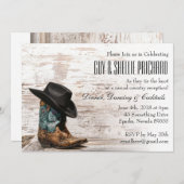 田舎結婚式 招待状 (正面/裏面)