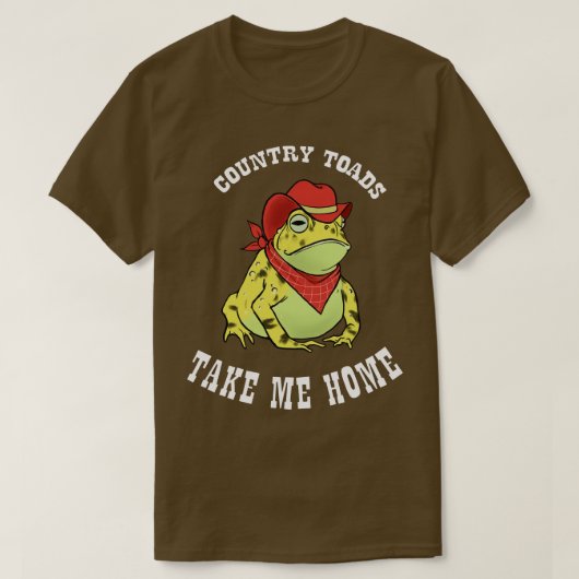 田舎者に連れて帰って来い Tシャツ (デザイン正面)