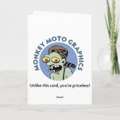 田舎者のゾンビのハロウィンカード カード (裏面)