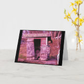 田舎者の給油所 カード (黄色い花)