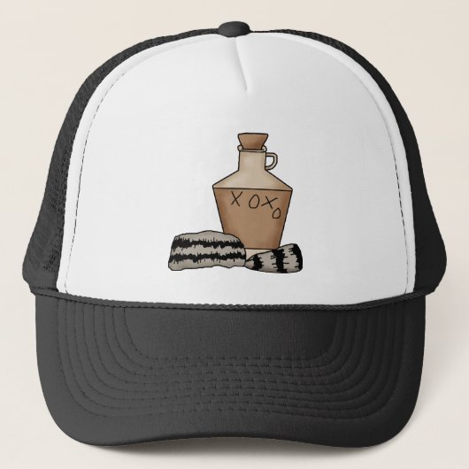 田舎者水差しおよび帽子 キャップ (正面)