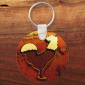 田舎者 キーホルダー (正面)