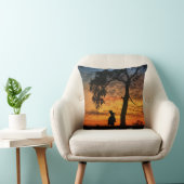 田舎西カウボーイ馬でロープ クッション (椅子)