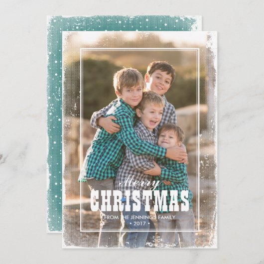 田舎西メリークリスマス シーズンカード (正面/裏面)