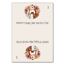 田舎西洋馬 – テーブルナンバー