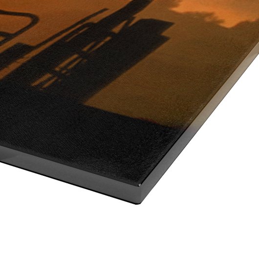 田舎西馬と垣間板 カッティングボード (角)