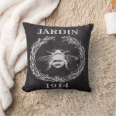 田舎農家フランスのの黒板ヴィンテージ クッション (ブランケット)