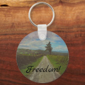 田舎道から歩く キーホルダー (正面)