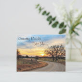 田舎道に連れて行かれ… ポストカード (スタンド正面)